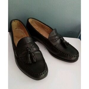 Allen Edmonds Maxfield Tassel Loafers Leather Dress Shoes Black